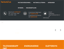 Tablet Screenshot of factum2.dk